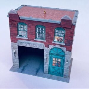 Hallmark Keepsake Fire Station No. 1 Christmas Ornament Town and Country 2001